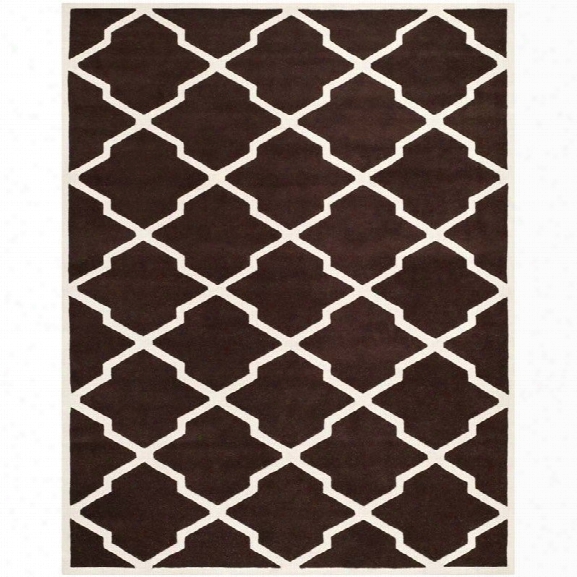 Safavieh Chatham Dark Brown Contemporary Rug - 8'9 X 12'