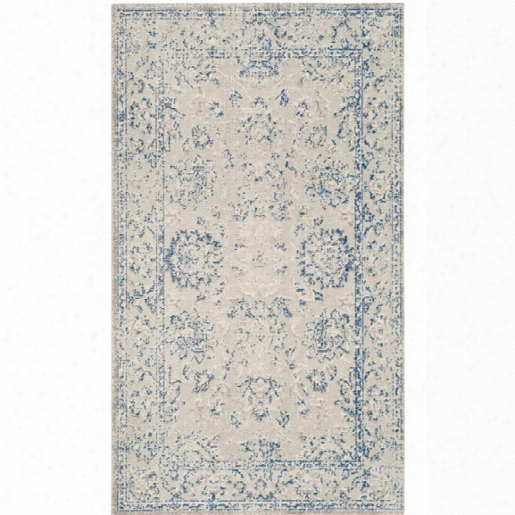 Safavieh Patina 10' X 14' Power Loomed Rug In Gray And Blue