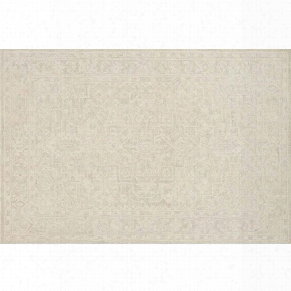 Loloi Lyle 9'3 X 13' Hand Hooked Wool Rug In Bone