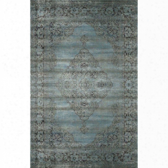 Nuloom 9'6 X 12'10 Medallion Mable Rug In Marine