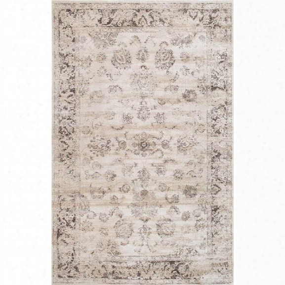 Nuloom 9'6 X 12'10 Vintage Viscose Shellie Area Rug In Ivory