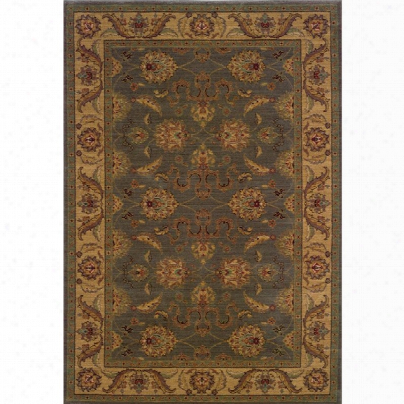 Oriental Weavers Allure 9'10 X 12'9 Machine Woven Rug In Green