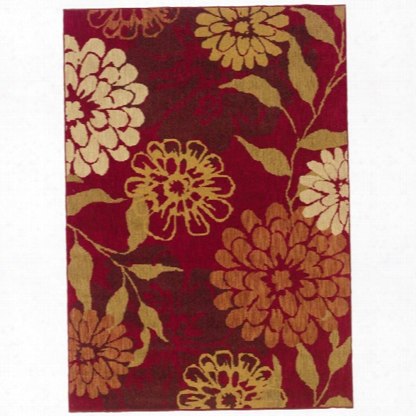 Oriental Weavers Infinity 7'8 Square Machine Woven Rug In Red