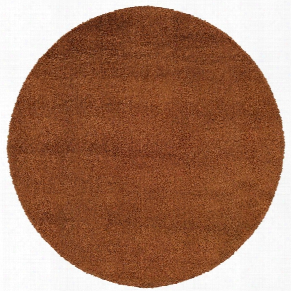 Oriental Weavers Loft Collection 8' Round Machine Woven Rug In Rust