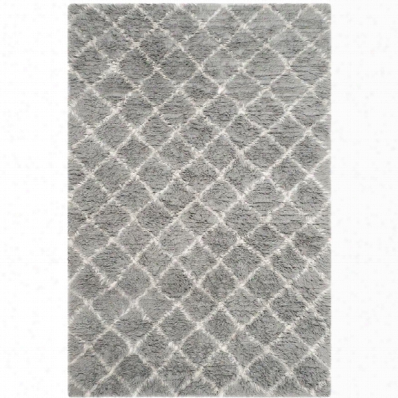 Safavieh Kenya 9' X 12' Hand Knotted Wool Rug In Light Gray And Ivory