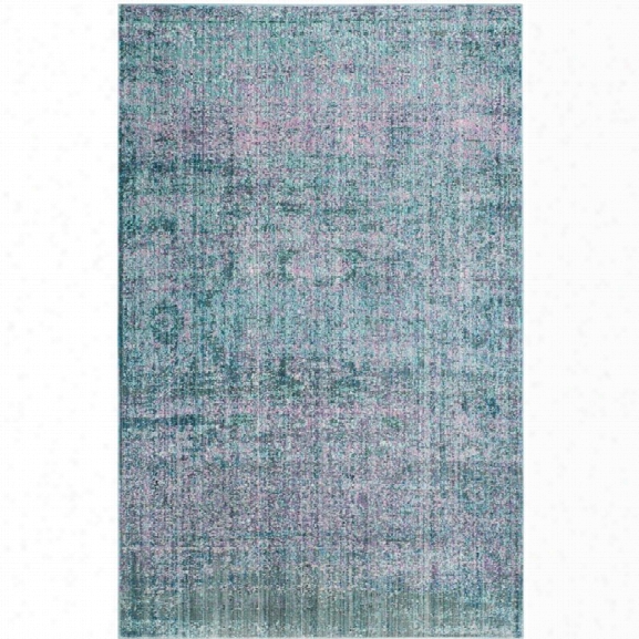 Safavieh Mystique 9' X 12' Power Loomed Polyster Rug In Purple