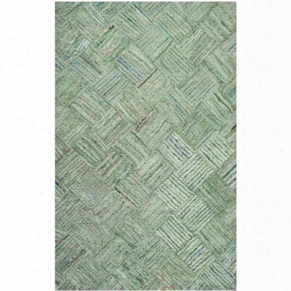 Safavieh Nantucket 10' X 14' Hand Tufted Cotton Pile Rug In Green