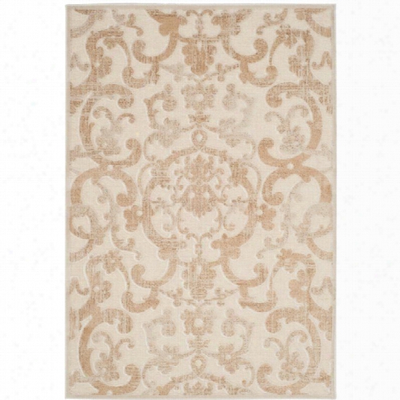 Safavieh Paradise 8' X 11'2 Power Loomed Rug In Stone And Cream