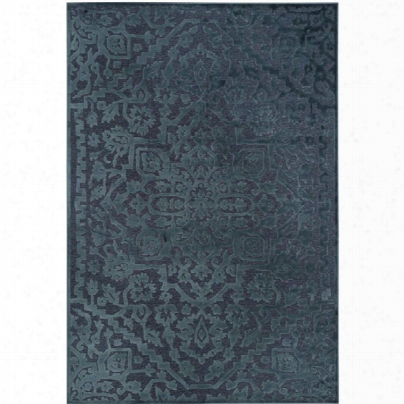 Safavieh Paradise 8' X 11'2 Power Loomed Viscose  Rug In Navy