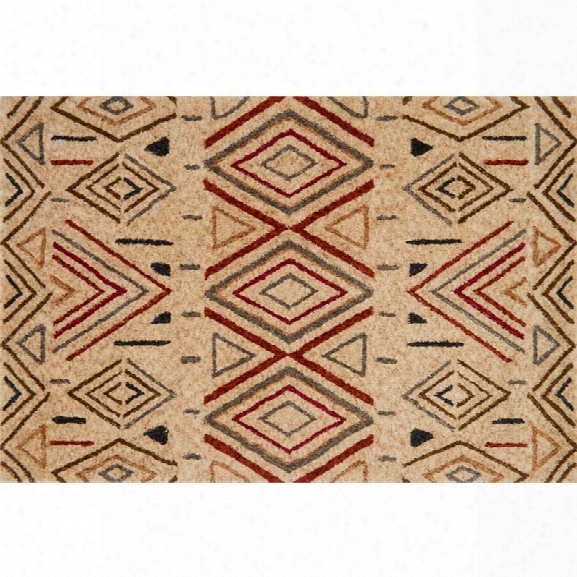 Loloi Kalliope 9'3 X 13' Contemporary Rug In Sand And Rust