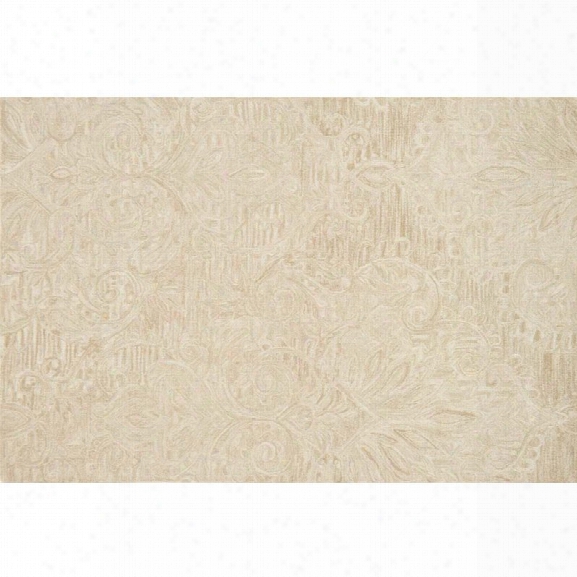 Loloi Lyle 9'3 X 13' Hand Hooked Wool Rug In Sand