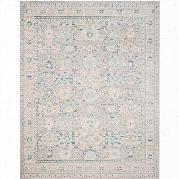 Safavieh Archive 9' X 12' Power Loomed Rug In Gray And Blue