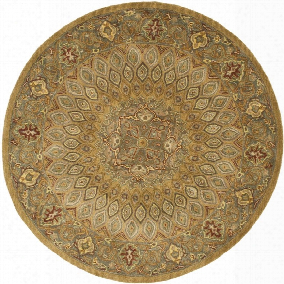 Safavieh Heritage 10' Round Hand Tufted Wool Rug