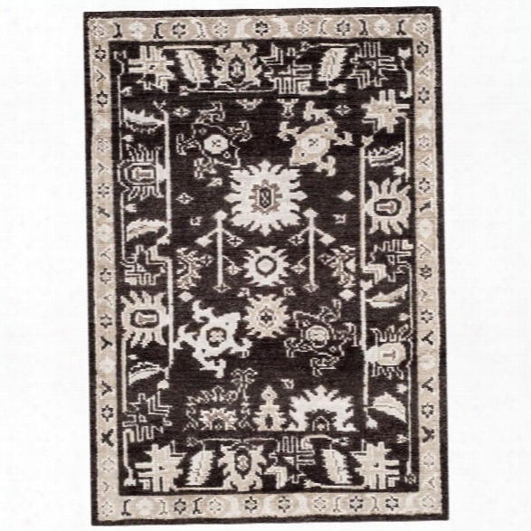 Safavieh Moharaja 8' X 10' Handmade Rug In Charcoal And Charcoal