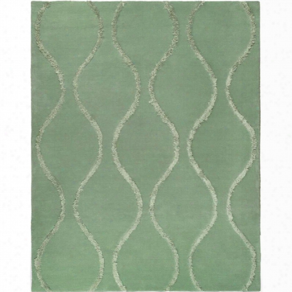 Safavieh Soho 9'6 X 13'6 Hand Tufted Wool Rug In Aqua And Green