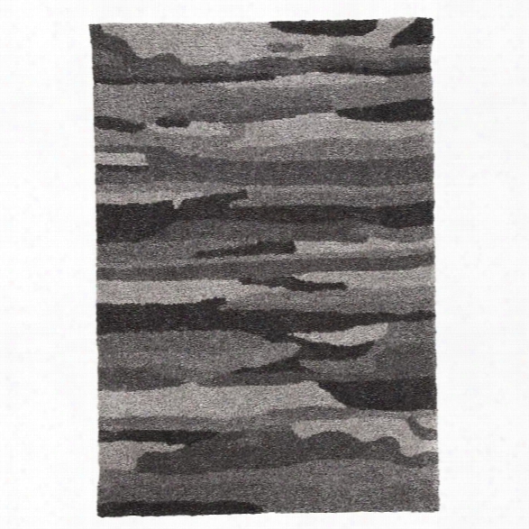 Ashley Pasternak 8' X 10' Rug In Black And Gray