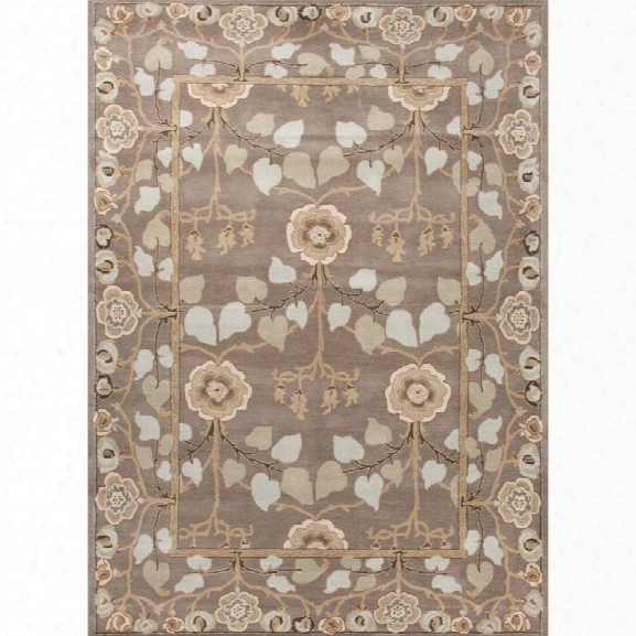 Jaipur Rugs Poeme 9'6 X 13'6 Hand Tufted Wool Rug In Gray And Blue
