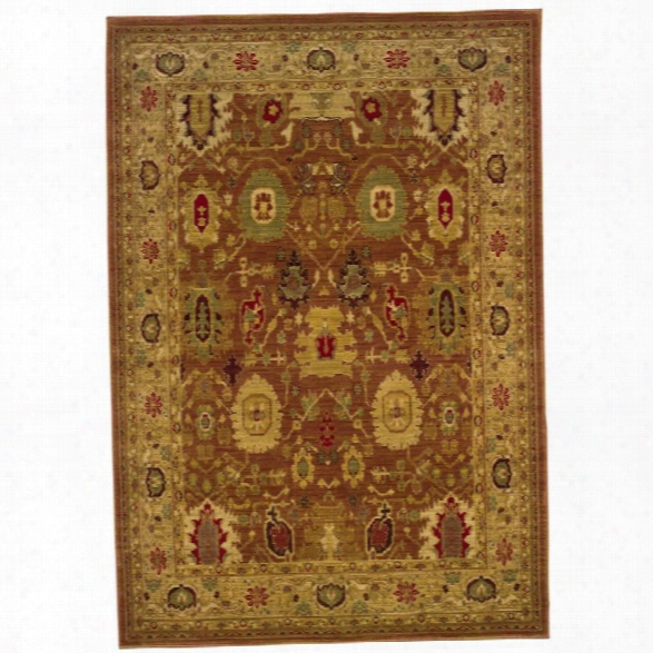 Oriental Weavers Allure 6'7 X 9'6 Machine Woven Rug In Rust