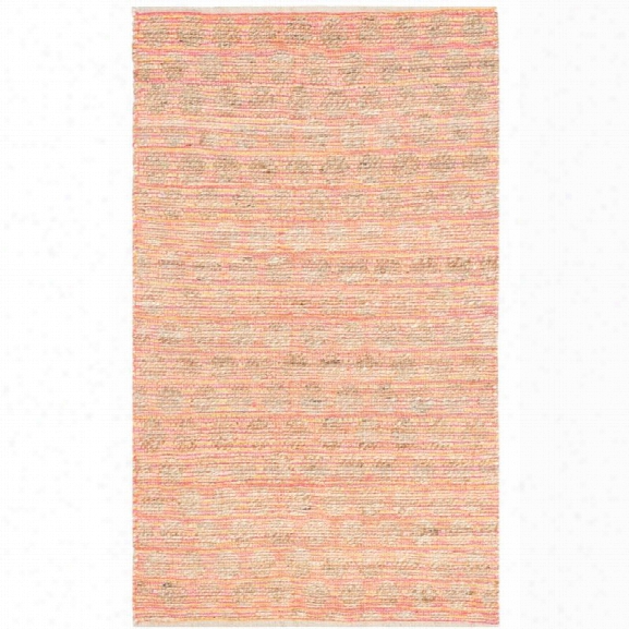 Safavieh Cape Cod 9' X 12' Hand Woven Rug In Orange And Natural