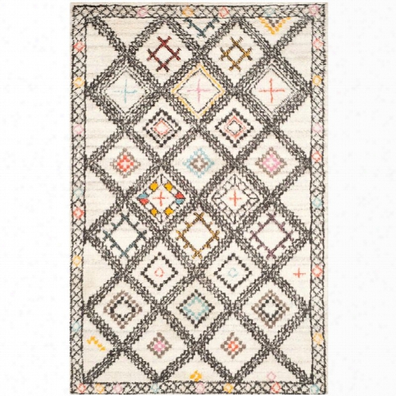 Safavieh Kenya 6' X 9' Hand Knotted Wool And Cotton Rug In Natural
