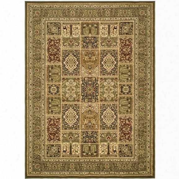 Safavieh Lyndhurst 12' X 18' Power Loomed Rug In And Green