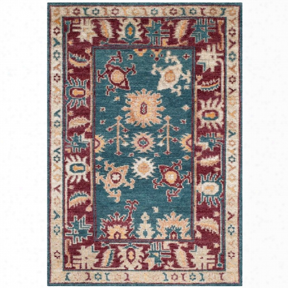 Safavieh Moharaja 8' X 10' Handmade Rug In Blue And Red