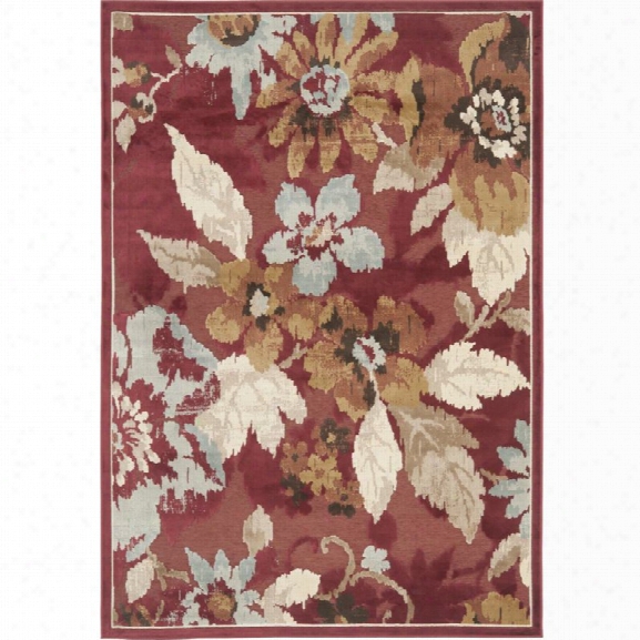 Safavieh Paradise 8' X 11'2 Power Loomed Viscose Rug In Red