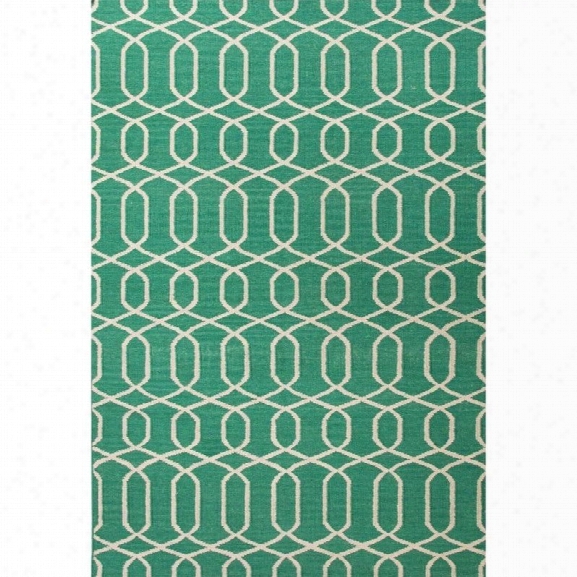 Jaipur Rugs Urban Bungalow 5' X 8' Flat Weave Wool Rug In Green