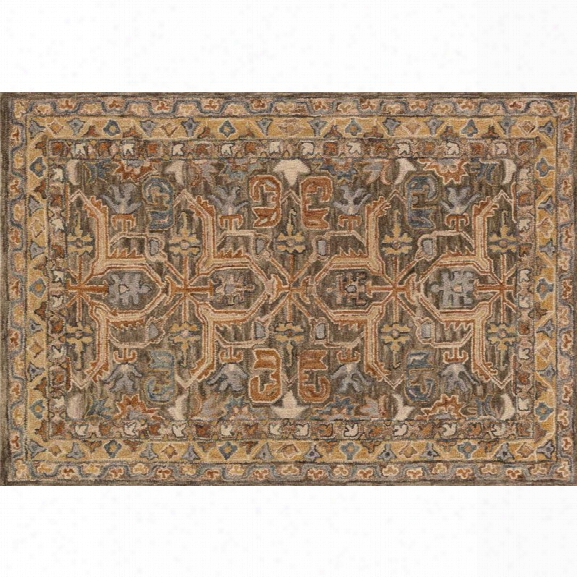 Loloi Victoria 9'3 X 13' Hand Made Wool Rug In Walnut