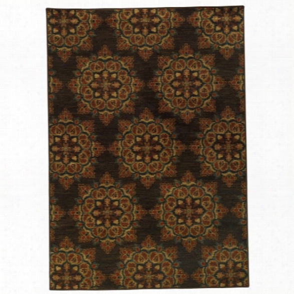 Oriental Weavers Parker 9'10 X 12'10 Machine Woven Rug In Brown