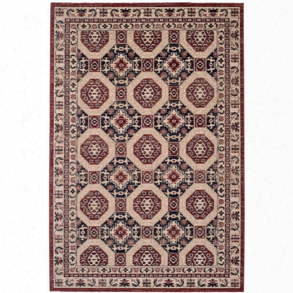 Safavieh Artisan 10' X 14' Power Loomed Rug In Navy And Rust