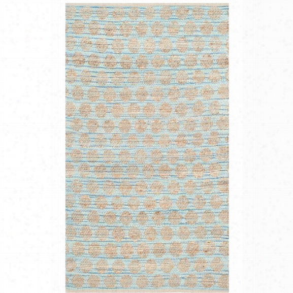 Safavieh Cape Cod 9' X 12' Hand Woven Rug In Blue And Natural