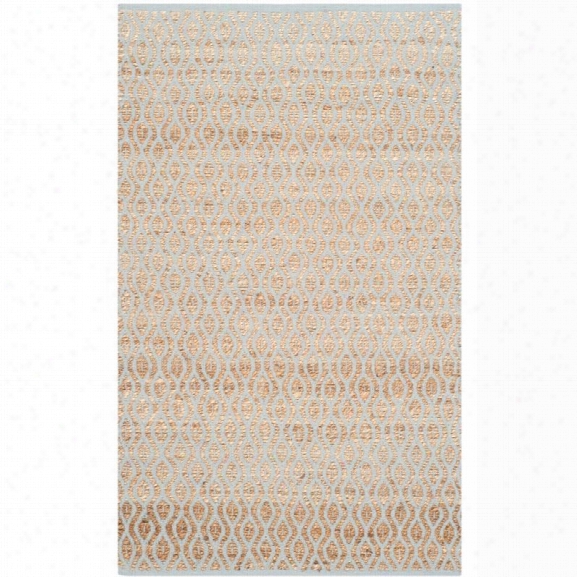 Safavieh Cape Cod 9' X 12' Hand Woven Rug In Silver And Natural