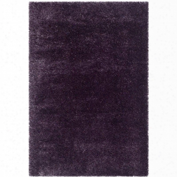 Safavieh Charlotte Shag 9' X 12' Power Loomed Rug In Lavander