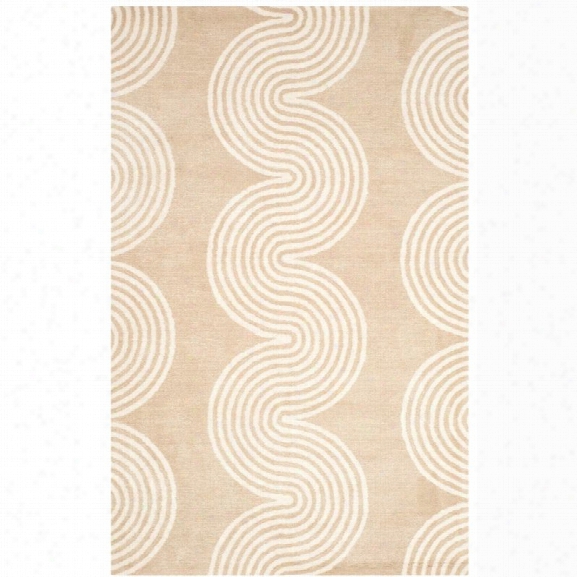 Safavieh Chatham 8' X 10' Hand Tufted Wool Rug In Beige And Ivory