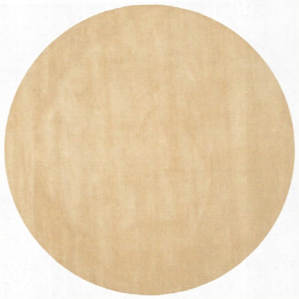 Safavieh Himalaya 10' Round Hand Loomed Wool Pile Rug In Beige