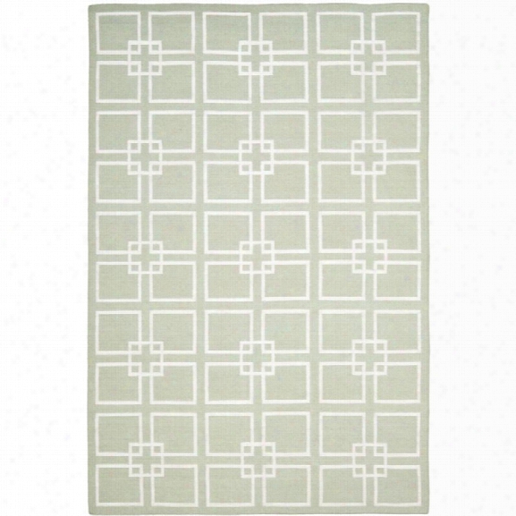 Safavieh Martha Stewart 9' X 12' Flatweave Rug In Fennel Seed Green