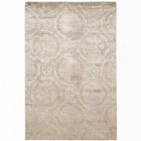 Safavieh Mirage 5' X 8' Loom Knotted Viscose Pile Rug In Silver