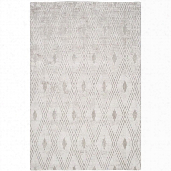 Safavieh Mirage 6' X 9' Hand Woven Wool Viscose And Cotton Rug In Gray-haired