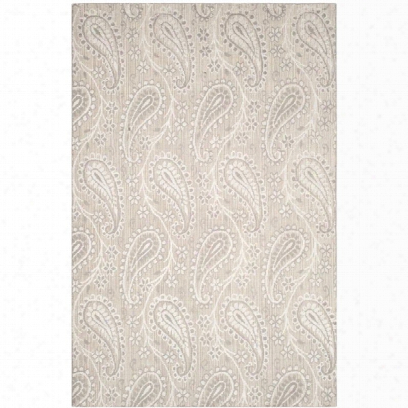 Safavieh Mirage 9' X 12' Hand Woven Rug In Ivory And Silver