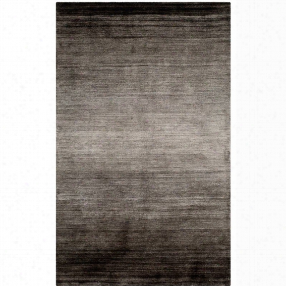 Safavieh Mirage 9' X 12' Hand Woven Viscose And Cotton Rug In Black