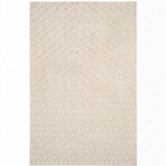 Safavieh Mirage 9' X 12' Handmade Wool Viscose And Cotton Rug In Beige