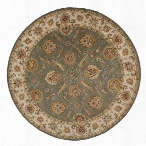 Jaipur Rugs Mythos 10' X 10' Round Hand Tufted Wool Rug In Green