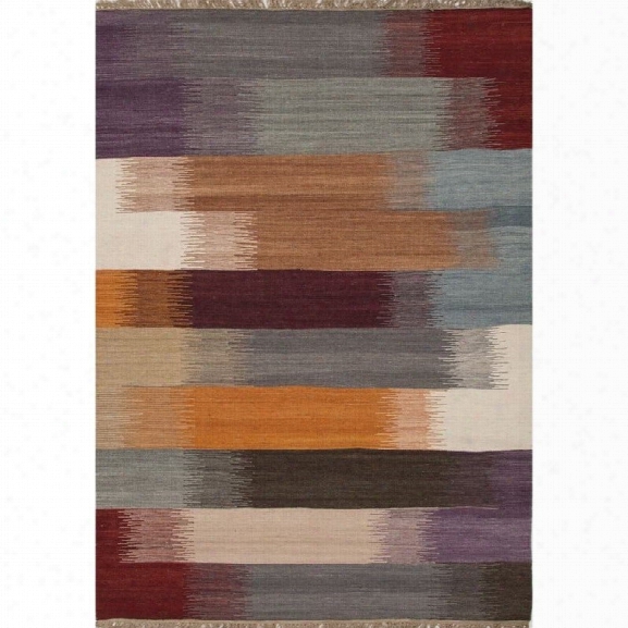 Jaipur Rugs Spectra 5' X 8' Flat Weave Wool Rug In Red