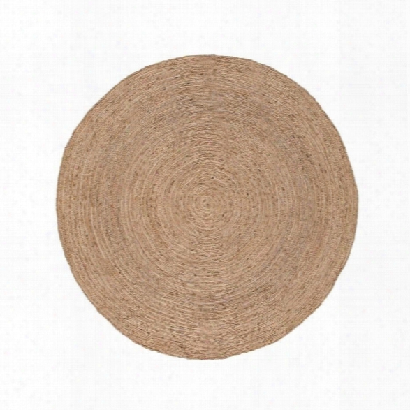 Jaipur Rugs Spiral 8' X 8' Round Naturals Jute Rug In Neutral