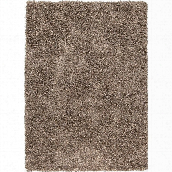 Jaipur Rugs Tribeca 5' X 7'6 Shag Polyester Rug In Brown