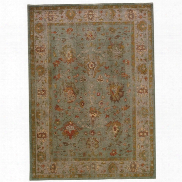 Oriental Weavers Casablanca 9'10 X 12'10 Machine Woven Rug In Blue