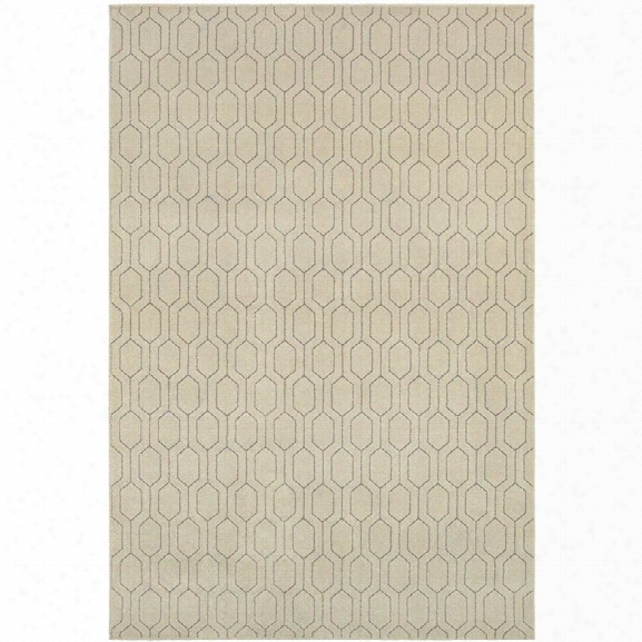 Oriental Weavers Ellerson 7'10 X 10'10 Machine Woven Rug In Ivory