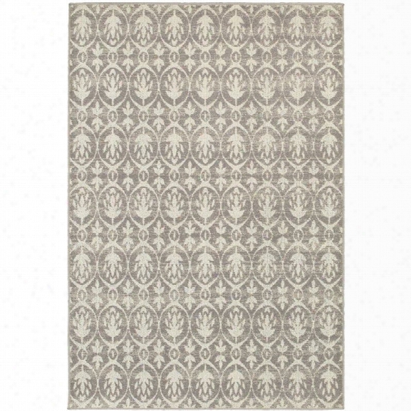 Oriental Weavers Hampton 9'10 X 12'10 Machine Woven Rug In Hoary