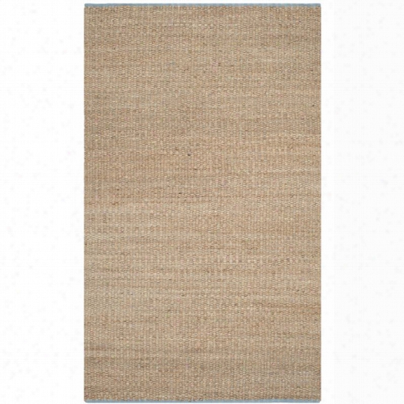 Safavieh Cape Cod 9' X 12' Hand Woven Jute And Cotton Rug In Gray